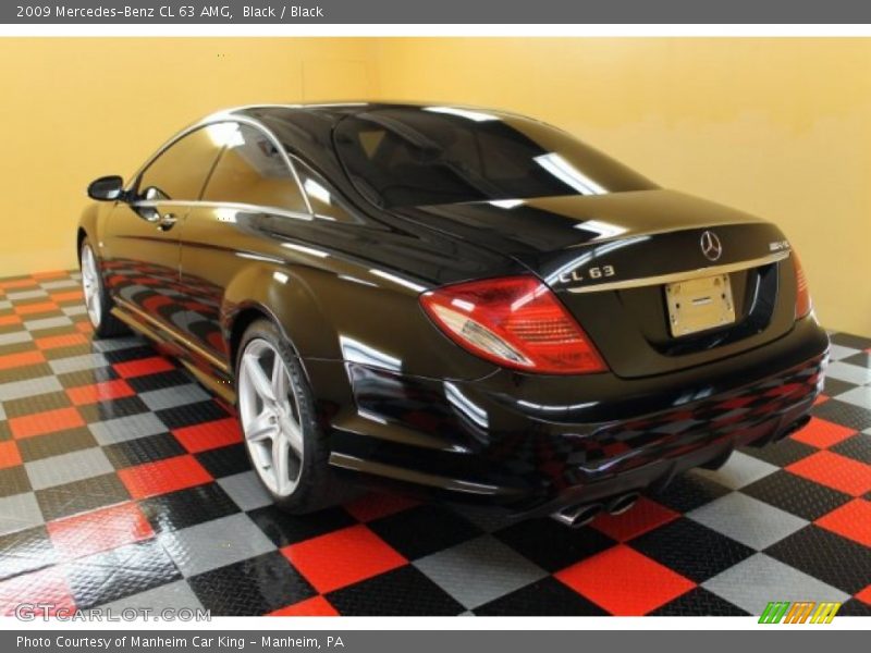 Black / Black 2009 Mercedes-Benz CL 63 AMG