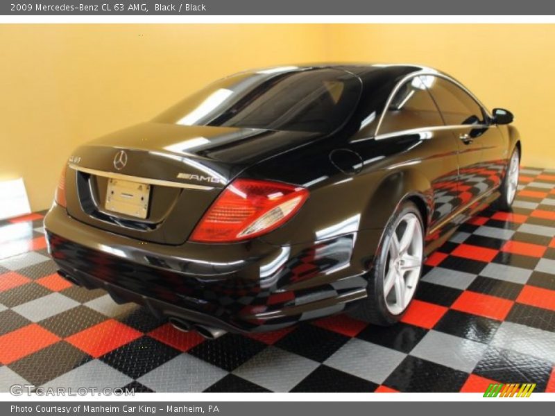 Black / Black 2009 Mercedes-Benz CL 63 AMG