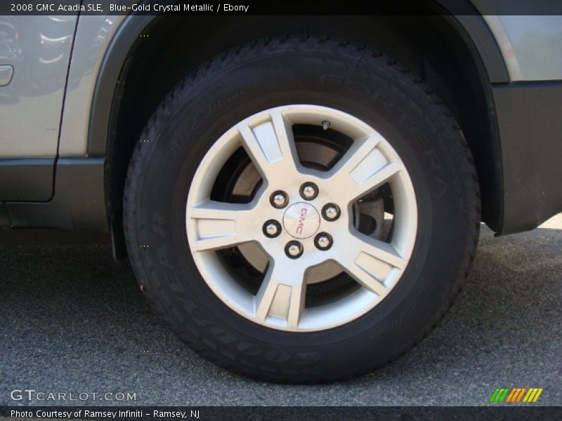 Blue-Gold Crystal Metallic / Ebony 2008 GMC Acadia SLE