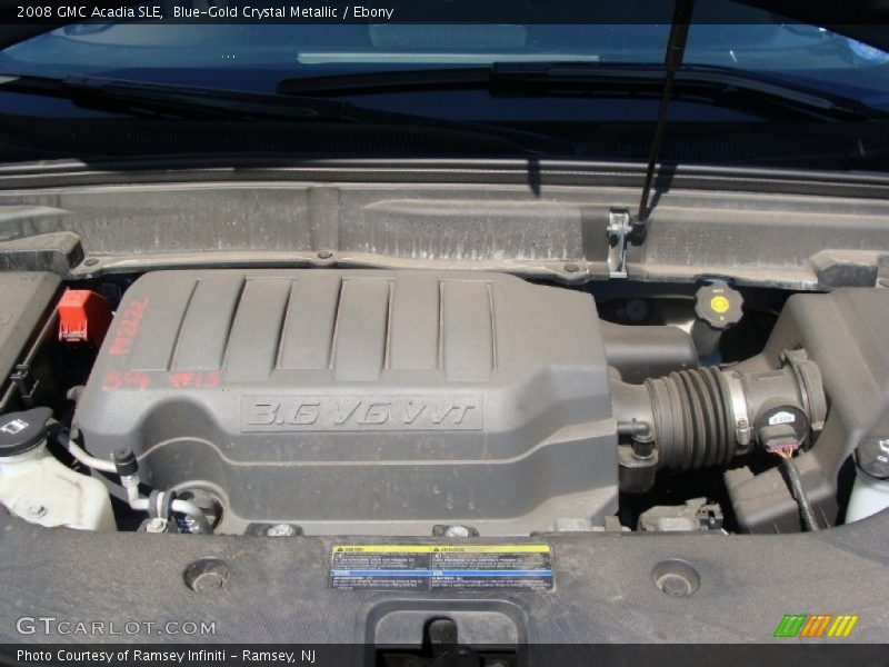 Blue-Gold Crystal Metallic / Ebony 2008 GMC Acadia SLE