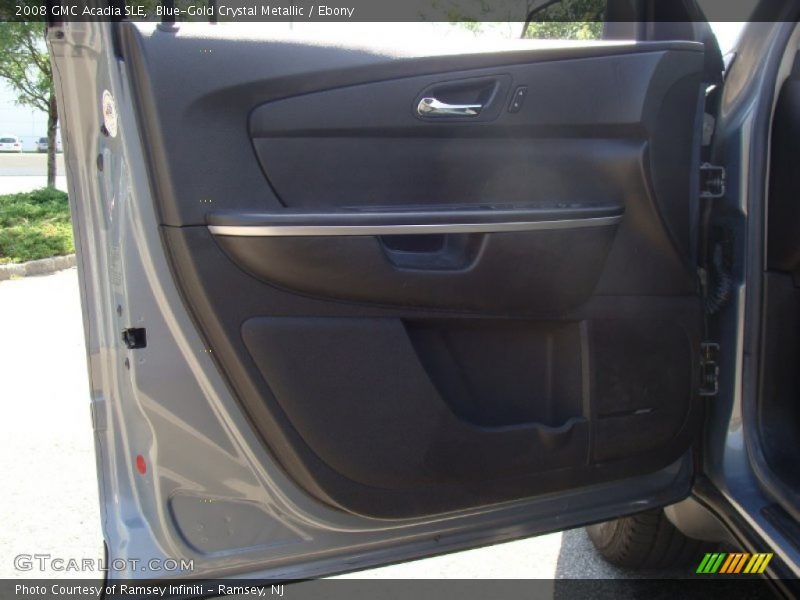 Blue-Gold Crystal Metallic / Ebony 2008 GMC Acadia SLE