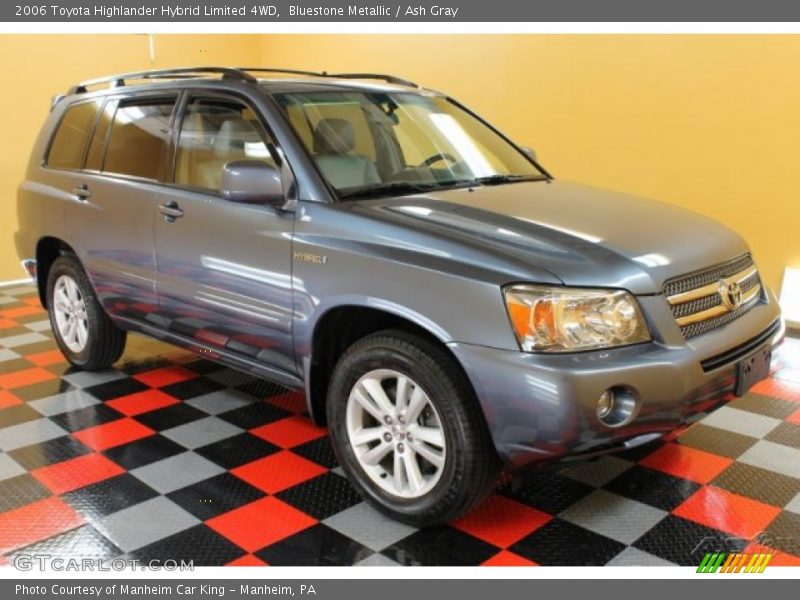 Bluestone Metallic / Ash Gray 2006 Toyota Highlander Hybrid Limited 4WD