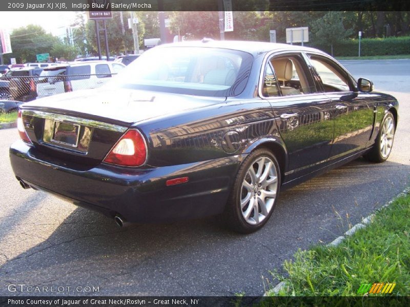Indigo Blue / Barley/Mocha 2009 Jaguar XJ XJ8