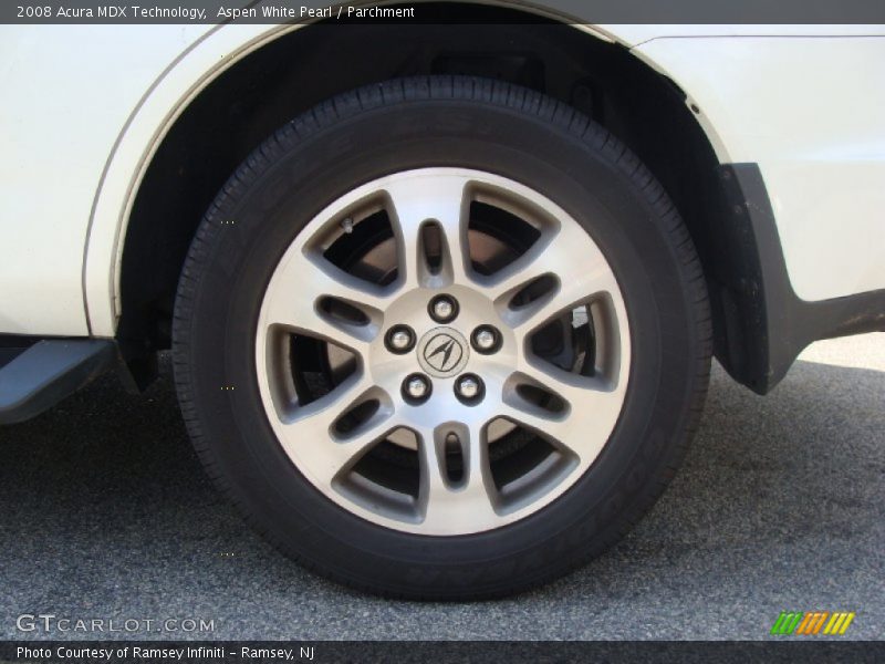 Aspen White Pearl / Parchment 2008 Acura MDX Technology
