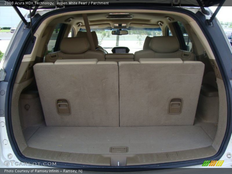 Aspen White Pearl / Parchment 2008 Acura MDX Technology