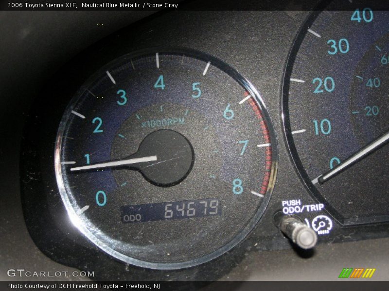 Nautical Blue Metallic / Stone Gray 2006 Toyota Sienna XLE