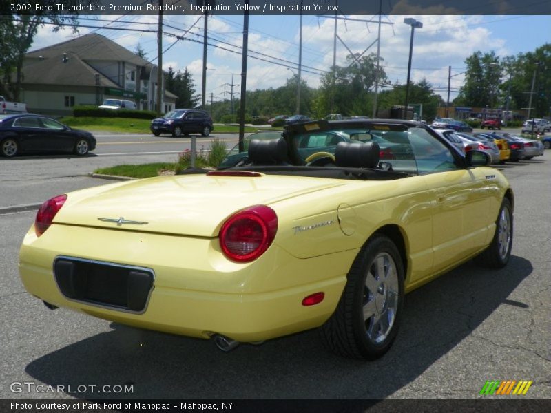 Inspiration Yellow / Inspiration Yellow 2002 Ford Thunderbird Premium Roadster