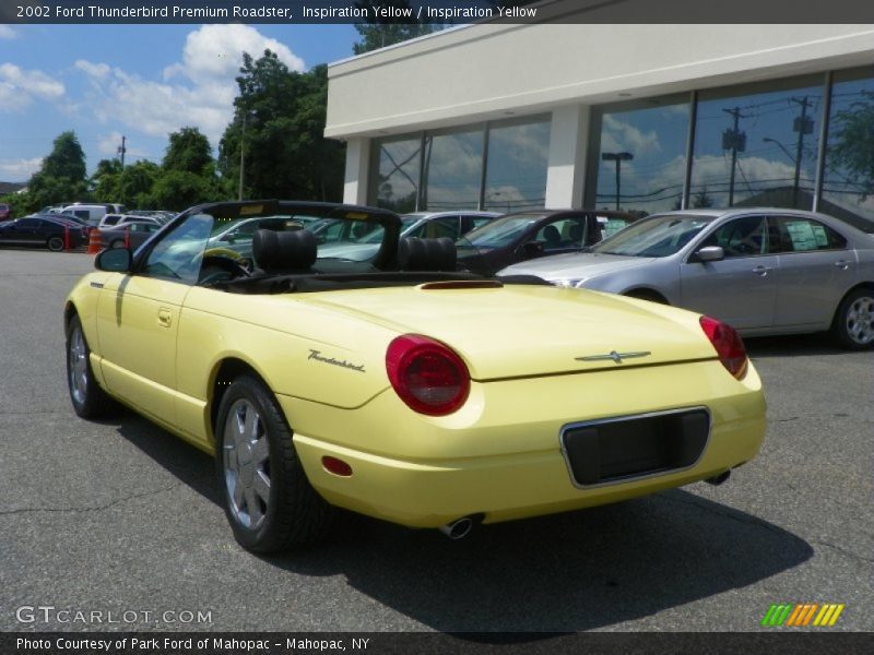 Inspiration Yellow / Inspiration Yellow 2002 Ford Thunderbird Premium Roadster