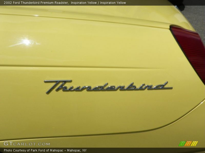 Inspiration Yellow / Inspiration Yellow 2002 Ford Thunderbird Premium Roadster