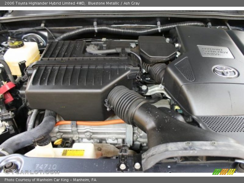 Bluestone Metallic / Ash Gray 2006 Toyota Highlander Hybrid Limited 4WD