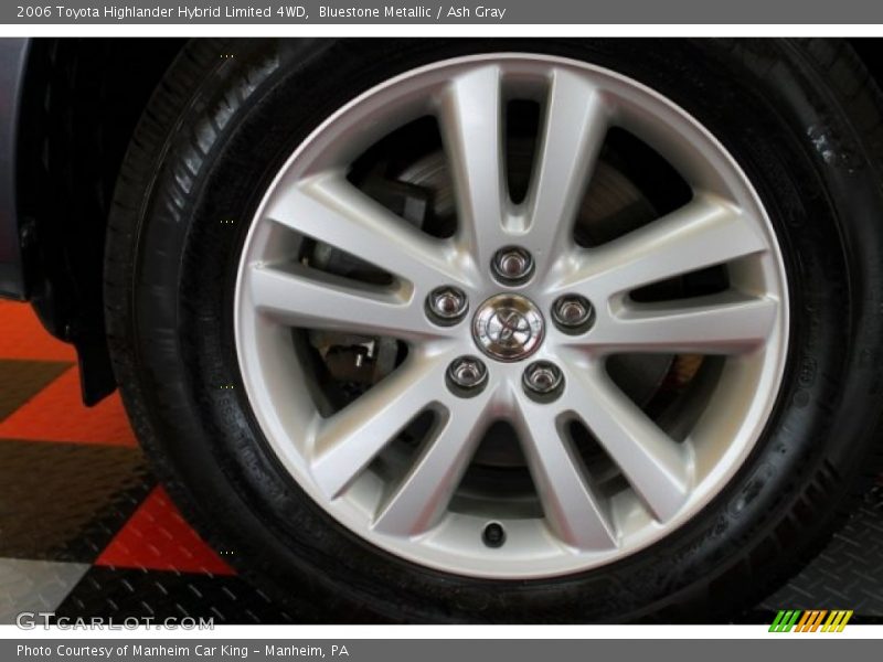 Bluestone Metallic / Ash Gray 2006 Toyota Highlander Hybrid Limited 4WD