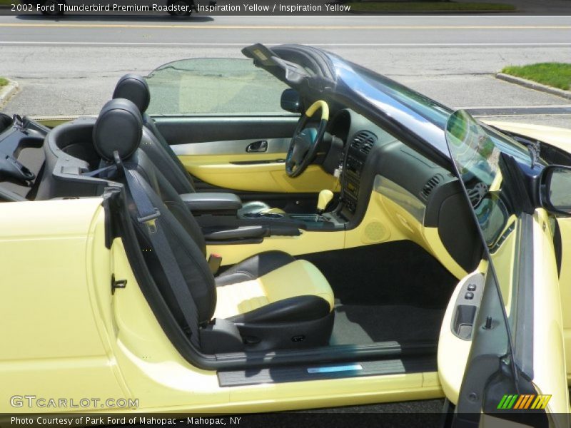 Inspiration Yellow / Inspiration Yellow 2002 Ford Thunderbird Premium Roadster
