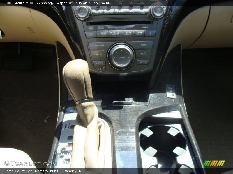 Aspen White Pearl / Parchment 2008 Acura MDX Technology