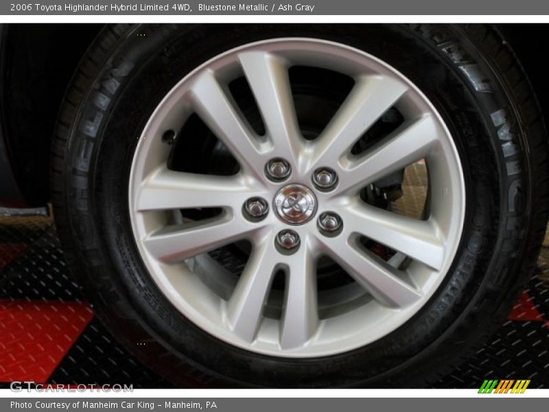 Bluestone Metallic / Ash Gray 2006 Toyota Highlander Hybrid Limited 4WD