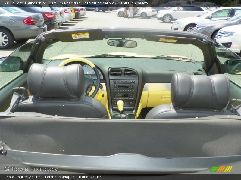 Inspiration Yellow / Inspiration Yellow 2002 Ford Thunderbird Premium Roadster