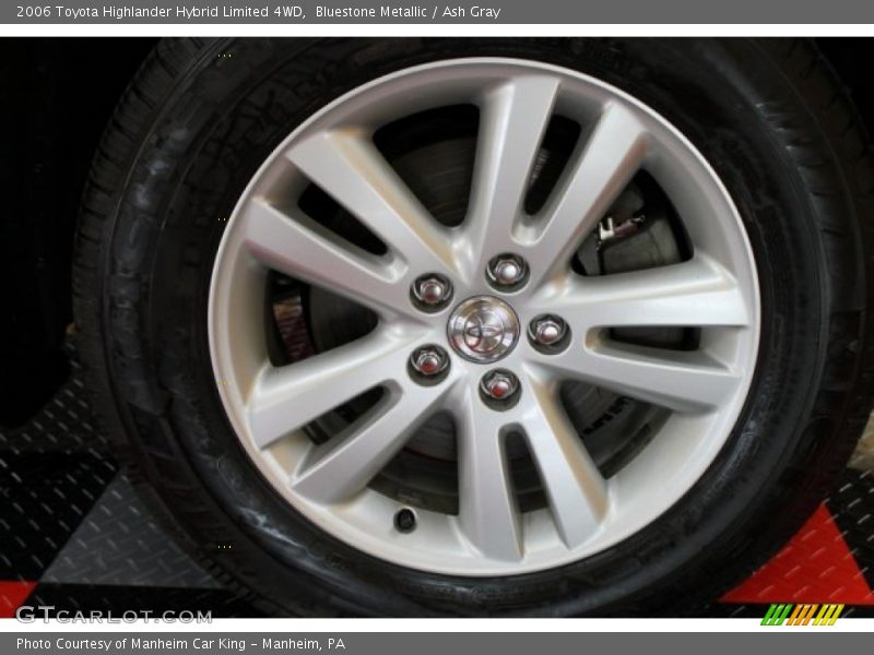 Bluestone Metallic / Ash Gray 2006 Toyota Highlander Hybrid Limited 4WD
