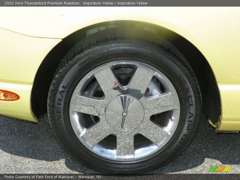 Inspiration Yellow / Inspiration Yellow 2002 Ford Thunderbird Premium Roadster