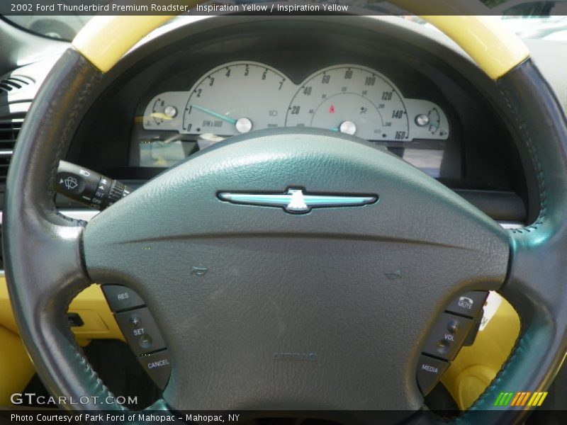 Inspiration Yellow / Inspiration Yellow 2002 Ford Thunderbird Premium Roadster