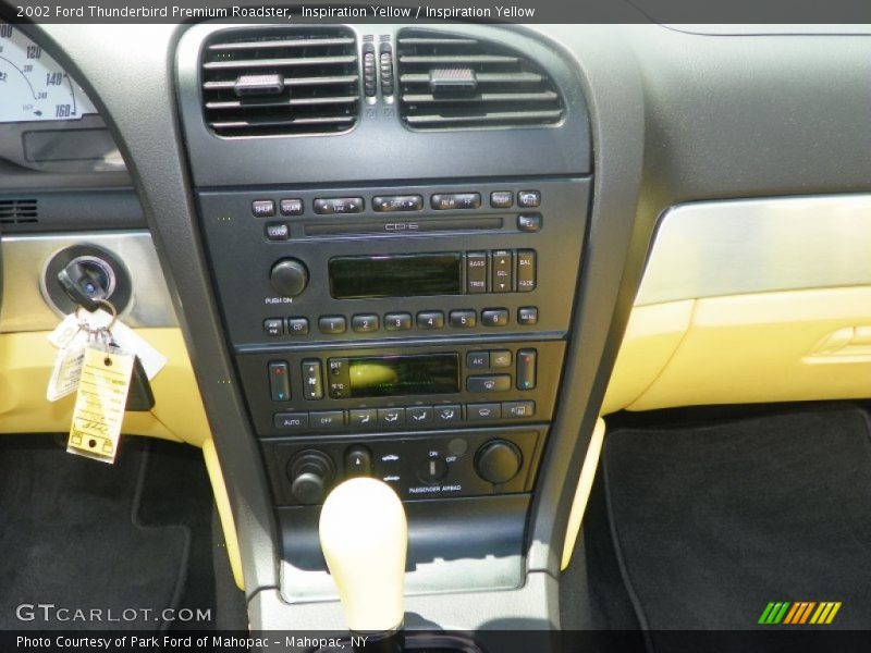 Inspiration Yellow / Inspiration Yellow 2002 Ford Thunderbird Premium Roadster