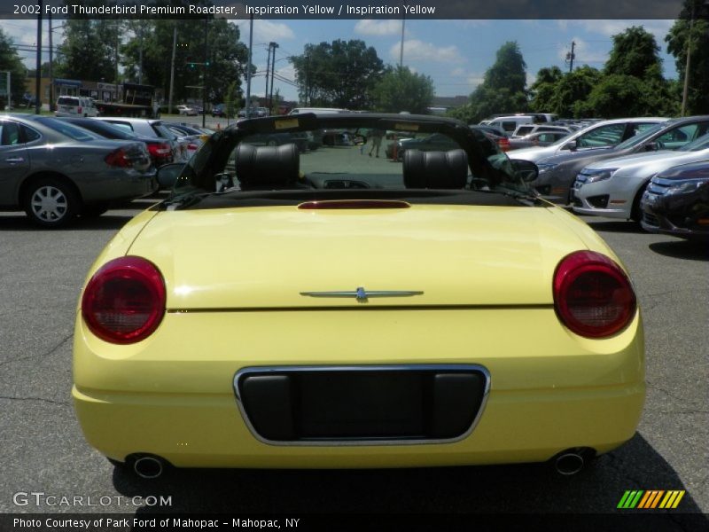 Inspiration Yellow / Inspiration Yellow 2002 Ford Thunderbird Premium Roadster