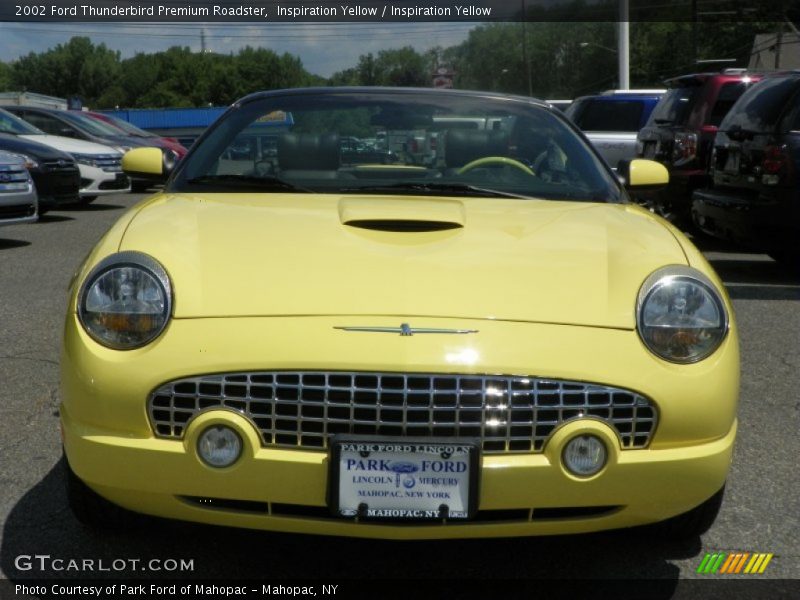 Inspiration Yellow / Inspiration Yellow 2002 Ford Thunderbird Premium Roadster