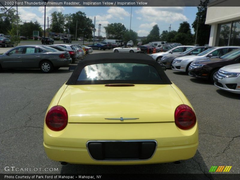 Inspiration Yellow / Inspiration Yellow 2002 Ford Thunderbird Premium Roadster