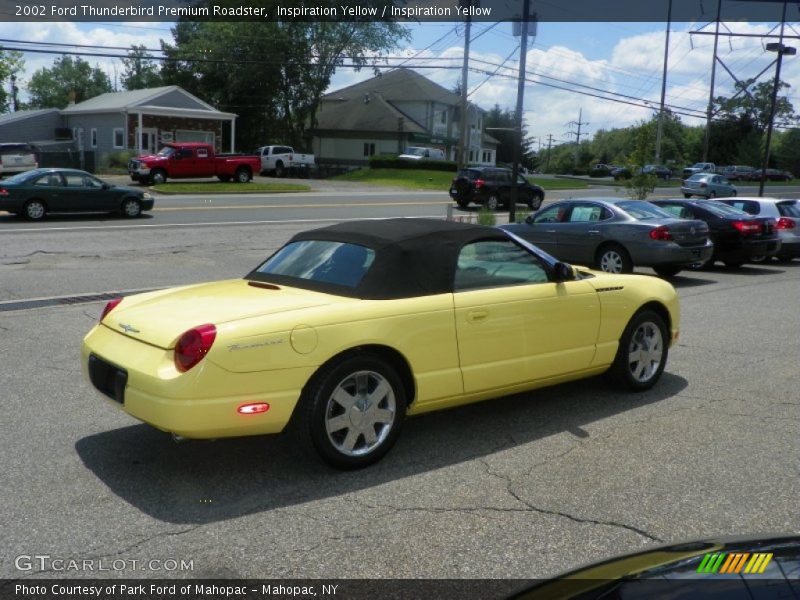 Inspiration Yellow / Inspiration Yellow 2002 Ford Thunderbird Premium Roadster