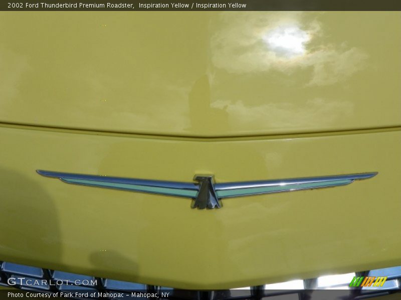 Inspiration Yellow / Inspiration Yellow 2002 Ford Thunderbird Premium Roadster
