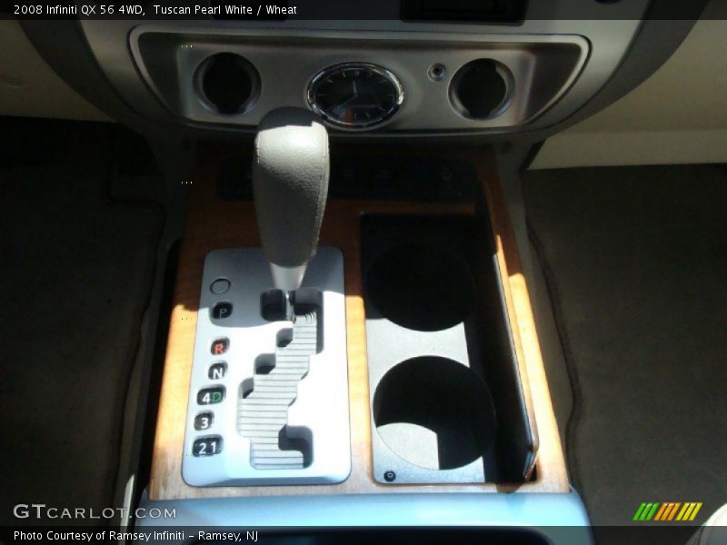 Tuscan Pearl White / Wheat 2008 Infiniti QX 56 4WD