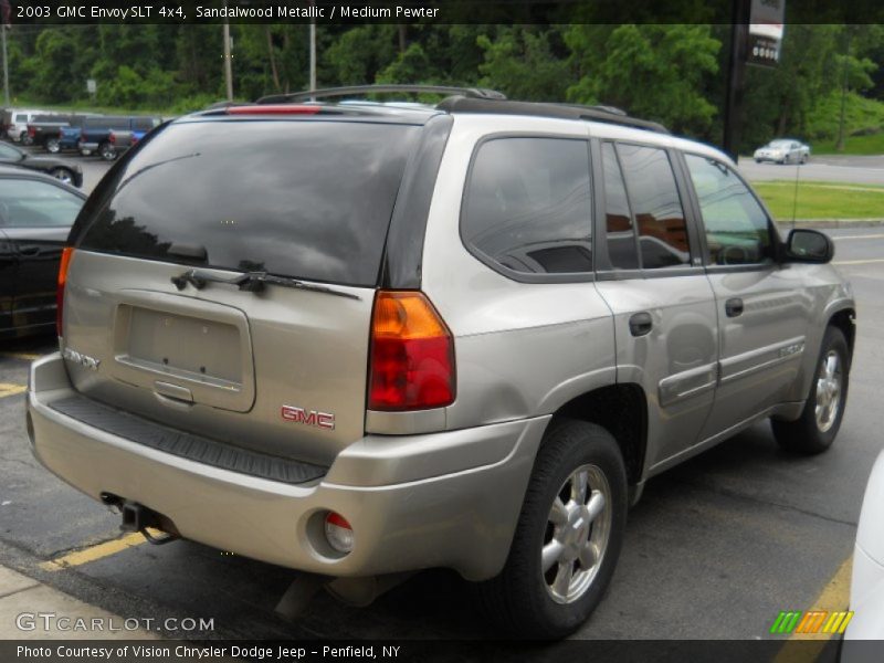 Sandalwood Metallic / Medium Pewter 2003 GMC Envoy SLT 4x4