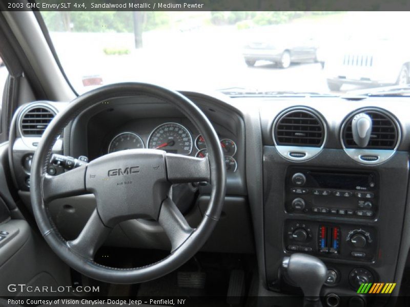 Sandalwood Metallic / Medium Pewter 2003 GMC Envoy SLT 4x4