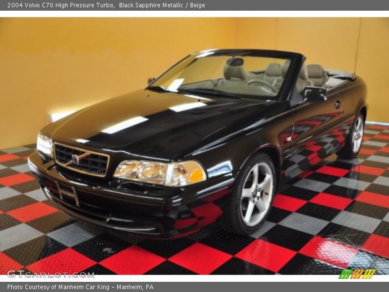 Black Sapphire Metallic / Beige 2004 Volvo C70 High Pressure Turbo