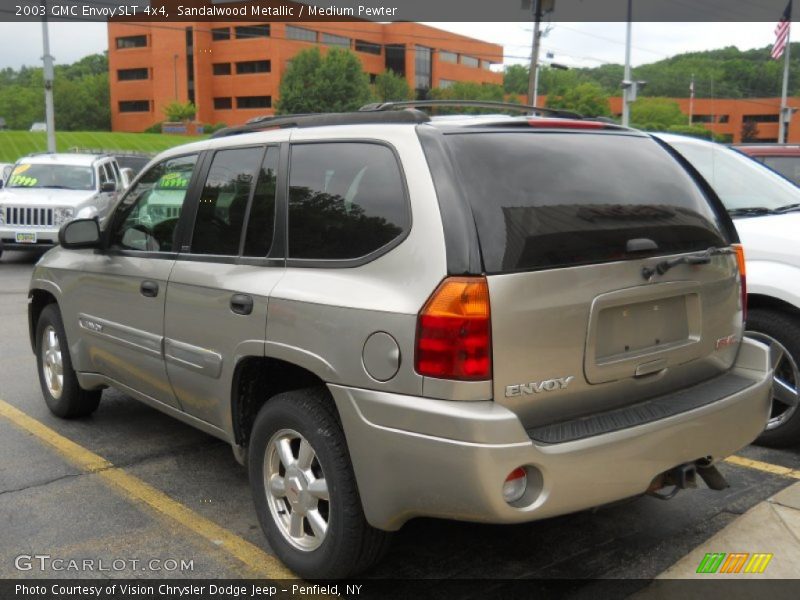 Sandalwood Metallic / Medium Pewter 2003 GMC Envoy SLT 4x4