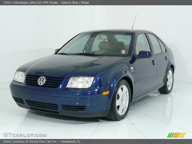 Galactic Blue / Beige 2001 Volkswagen Jetta GLS VR6 Sedan