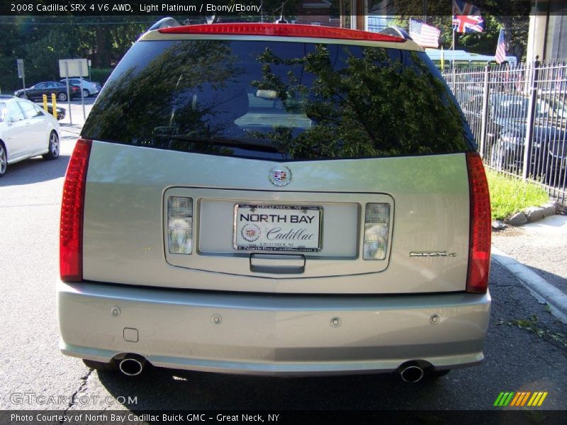 Light Platinum / Ebony/Ebony 2008 Cadillac SRX 4 V6 AWD