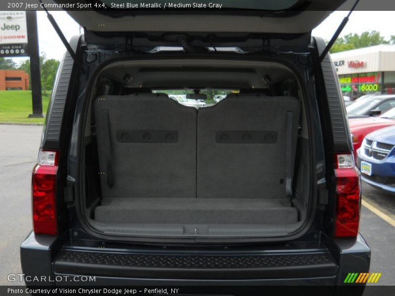 Steel Blue Metallic / Medium Slate Gray 2007 Jeep Commander Sport 4x4