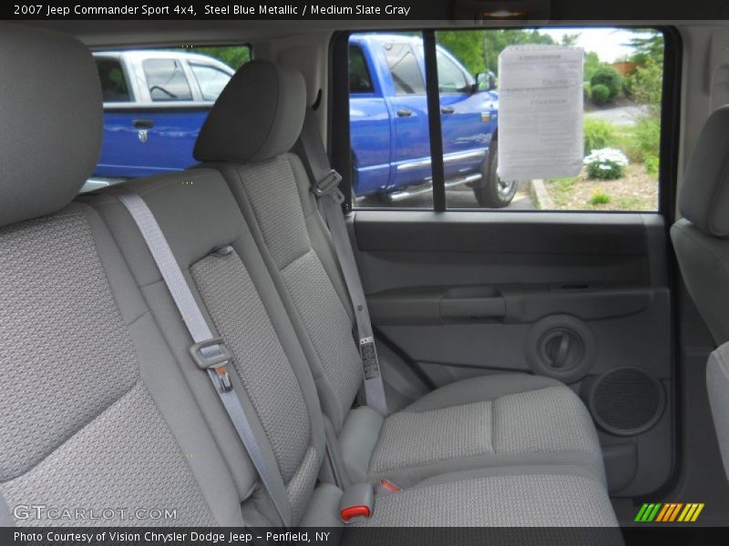 Steel Blue Metallic / Medium Slate Gray 2007 Jeep Commander Sport 4x4