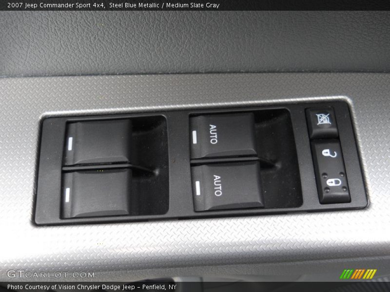 Steel Blue Metallic / Medium Slate Gray 2007 Jeep Commander Sport 4x4
