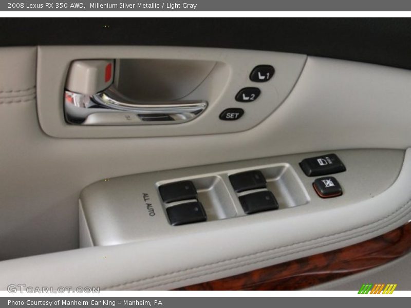 Millenium Silver Metallic / Light Gray 2008 Lexus RX 350 AWD
