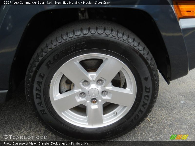 Steel Blue Metallic / Medium Slate Gray 2007 Jeep Commander Sport 4x4