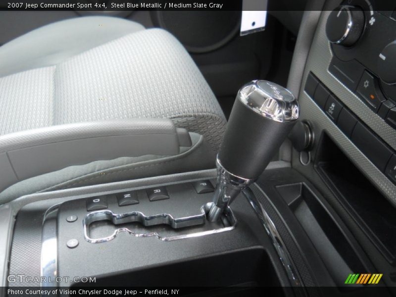 Steel Blue Metallic / Medium Slate Gray 2007 Jeep Commander Sport 4x4