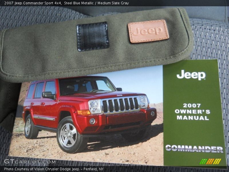 Steel Blue Metallic / Medium Slate Gray 2007 Jeep Commander Sport 4x4
