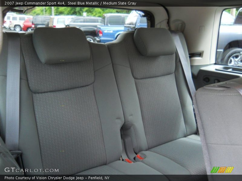 Steel Blue Metallic / Medium Slate Gray 2007 Jeep Commander Sport 4x4