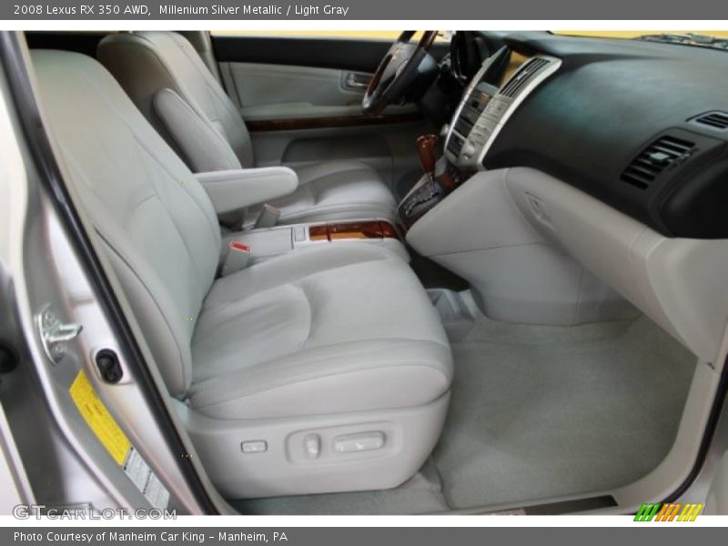 Millenium Silver Metallic / Light Gray 2008 Lexus RX 350 AWD