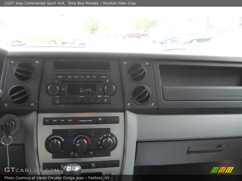 Steel Blue Metallic / Medium Slate Gray 2007 Jeep Commander Sport 4x4