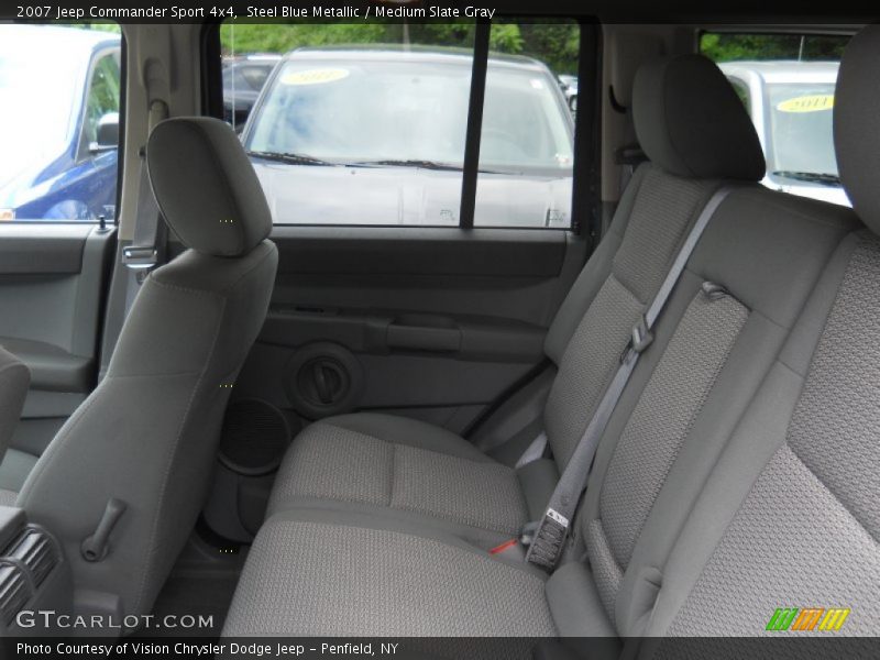 Steel Blue Metallic / Medium Slate Gray 2007 Jeep Commander Sport 4x4