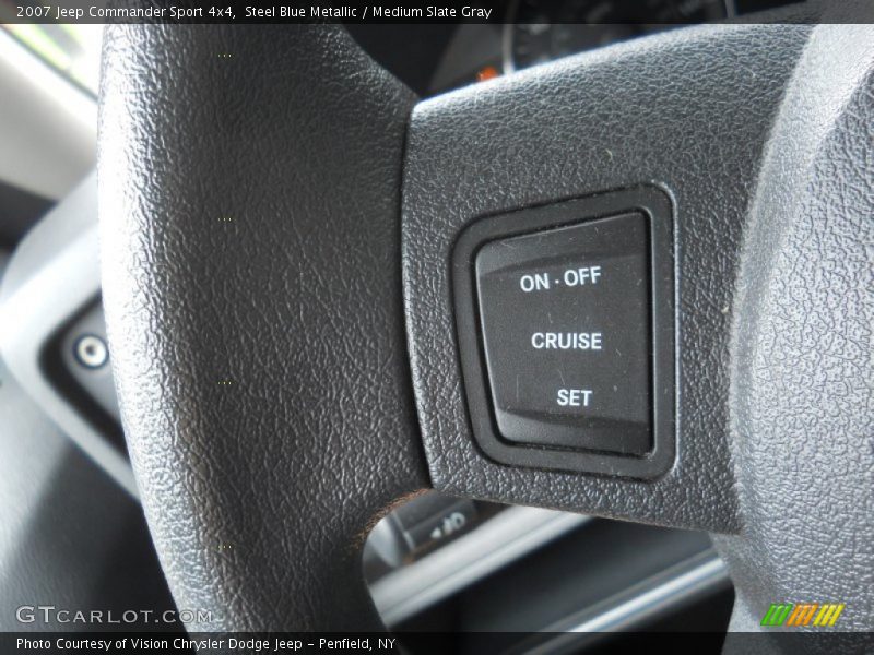 Steel Blue Metallic / Medium Slate Gray 2007 Jeep Commander Sport 4x4