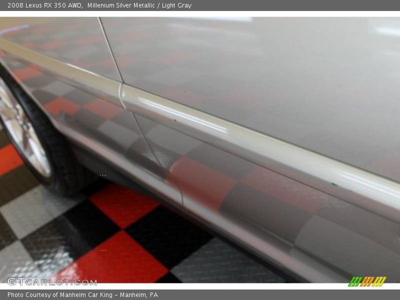 Millenium Silver Metallic / Light Gray 2008 Lexus RX 350 AWD