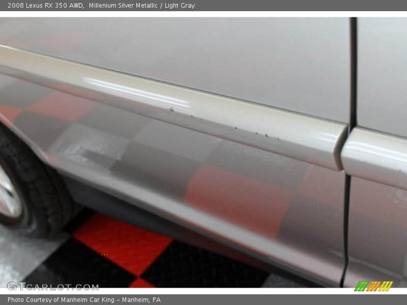 Millenium Silver Metallic / Light Gray 2008 Lexus RX 350 AWD