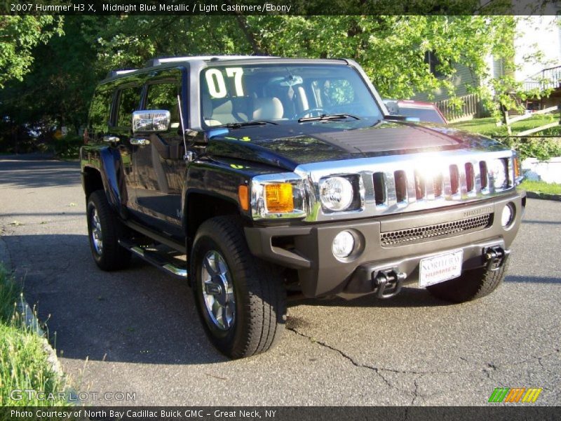 Midnight Blue Metallic / Light Cashmere/Ebony 2007 Hummer H3 X
